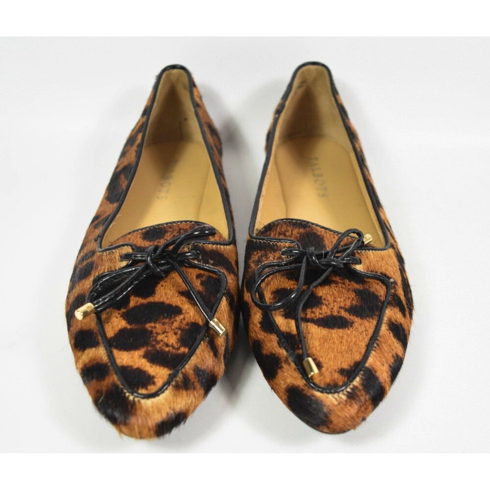 Talbots Francesca Loafers Haircalf Animal Print Loafers Flats Size 7.5 M - Picture 3 of 8